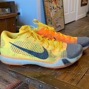 Nike Zoom Kobe X 10 Elite Low Chester Rivalry Size 15 Orange Black 747212-818